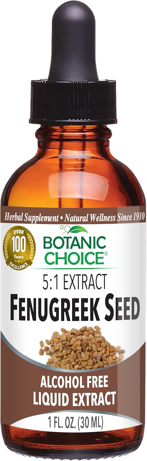 Botanic Choice Extracto Líquido de Semilla de Fenogreco, 1 onza líquida (30 ml)