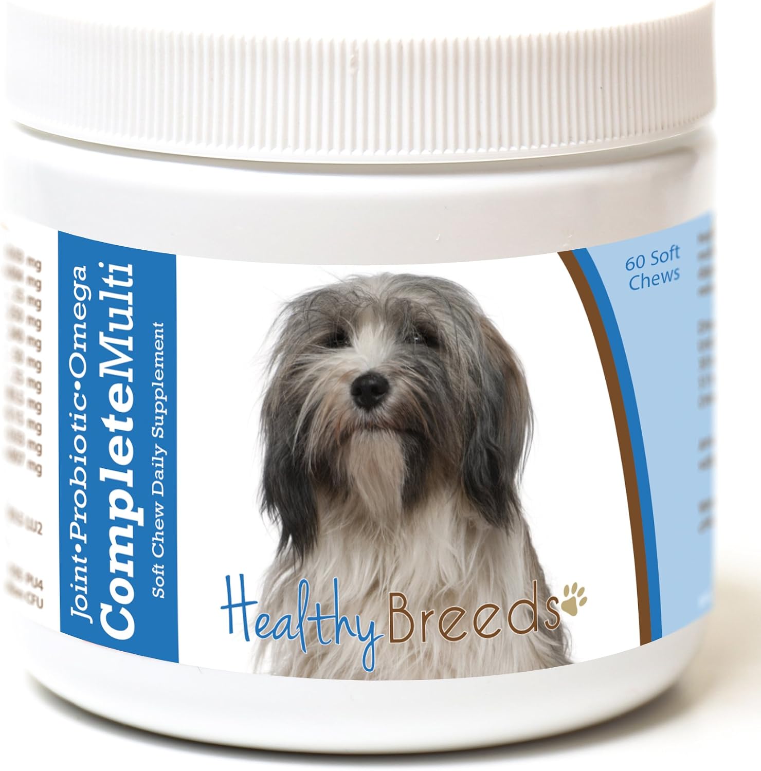 Healthy Breeds Tibetan Terrier Multivitamínico Todo en Uno Masticable Suave 60 Unidades
