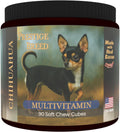 Prestige Breed Multivitamínico para Chihuahuas, Nutrición Equilibrada, 90 Comprimidos, Fabricado en USA con Auténtico Bacon
