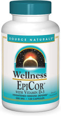 Source Naturals Wellness EpiCor con Vitamina D-3 – 120 Cápsulas