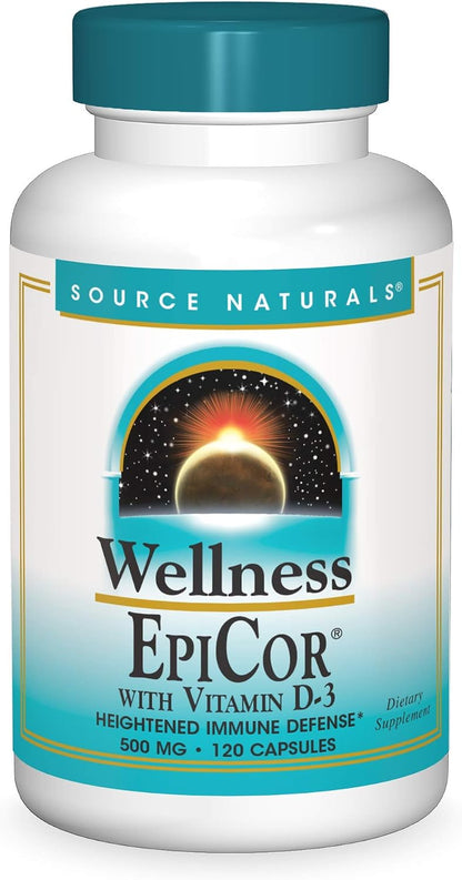 Source Naturals Wellness EpiCor con Vitamina – Función inmunitaria: La vitamina D contribuye al funcionamiento – Image 1