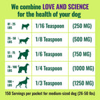 Azestfor Polvo de Mejillón de Labio Verde Antiinflamatorio para Perros