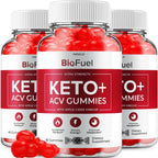 Bio Fuel Keto ACV Gummies – 3 Pack (180 Gominolas) – Fórmula Avanzada con Vinagre de Manzana