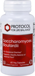 PROTOCOL FOR LIFE BALANCE Saccharomyces Boulardii - 10 Billion CFU - Probiotic - 60 Capsules