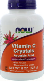 NOW Foods Vitamin C Crystals, 2 - 8 oz (227 g) each