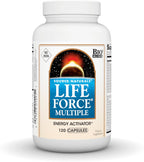 Life Force Multiple Sin Hierro - Multivitamínico de Alta Potencia con Vitaminas, Minerales y Antioxidantes - 180 Cápsulas