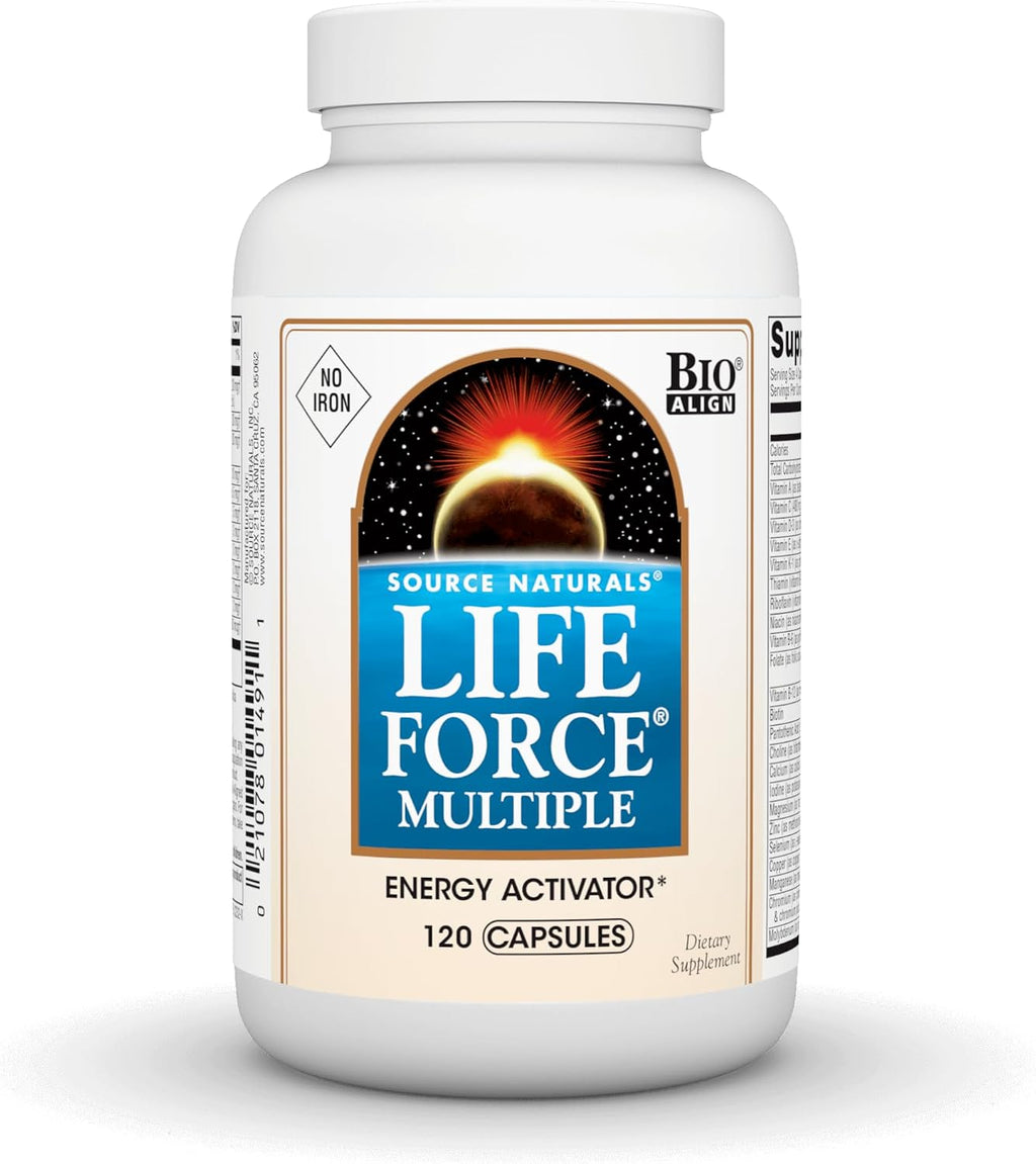 Source Naturals Life Force Multivitamínico Sin Hierro - 120 Cápsulas