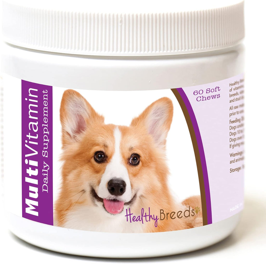 Healthy Breeds Multivitamínico en Masticables Suaves para Perros Pembroke Welsh Corgi (60 unidades)