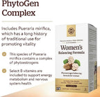 Solgar Women's Balancing Formula, 60 comprimidos - Pueraria Mirifica