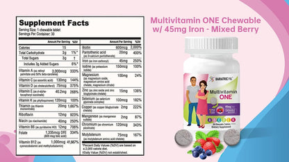 BariatricPal Multivitamin ONE - – Calidad certificada: Fabricado en instalaciones certificadas cGMP por el – Image 4