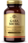 Solgar GABA 500 mg, 100 Cápsulas Vegetales