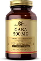 Solgar GABA 500 mg, 100 Cápsulas Vegetales