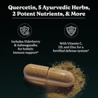 Better Alt 100mg Quercetin Capsules con Saúco, Ashwagandha y 9 Hierbas Potentes