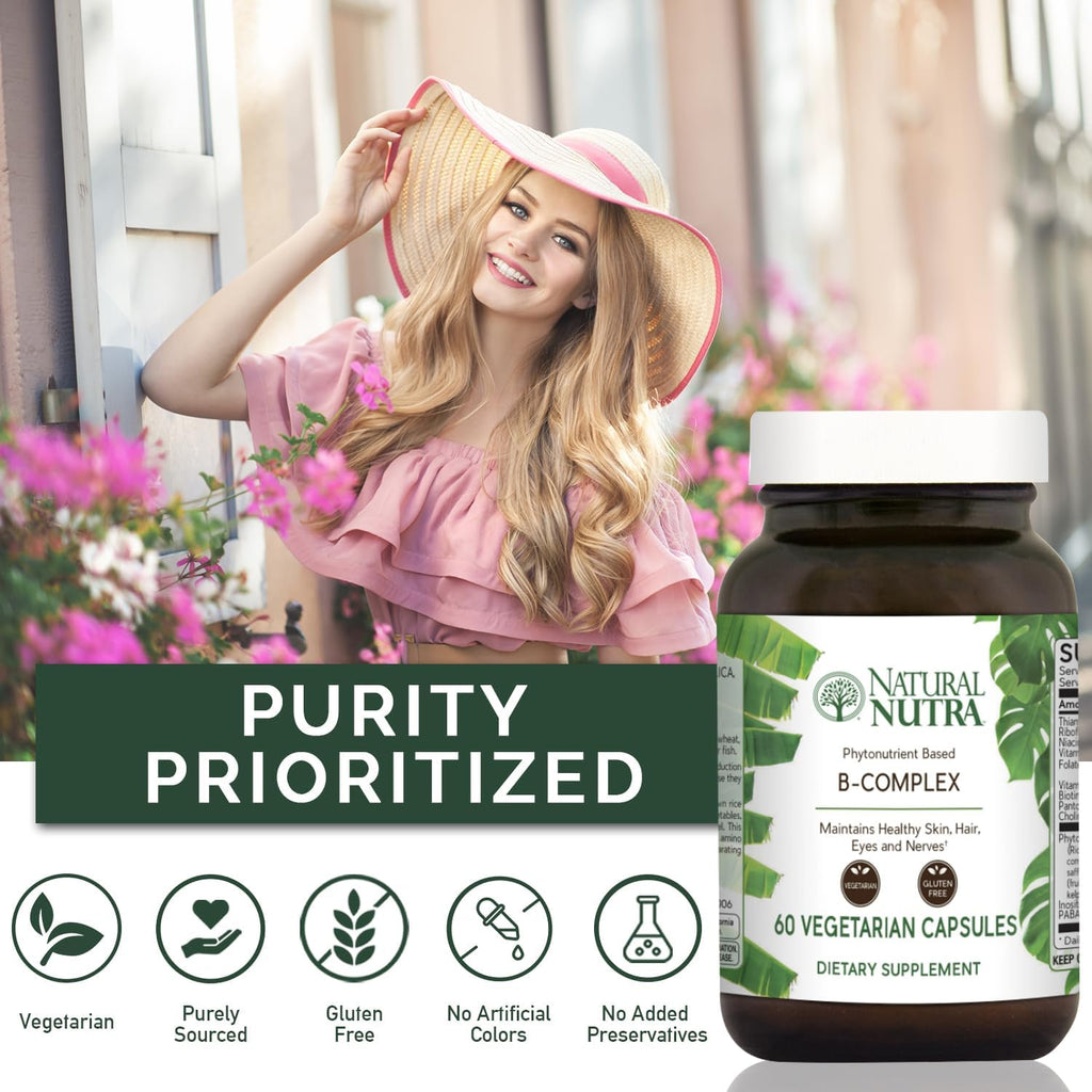 Natural Nutra B-Complex, 60 Vegetarian Capsules