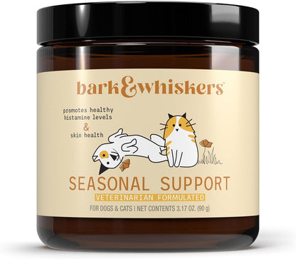 Apoyo Estacional Bark & Whiskers de Dr. Mercola - Complemento Inmunológico para Perros y Gatos – Image 1