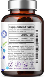 biophix B-3 Niacinamide 1000 mg 60 Tablets Sustained Release - No-Flush