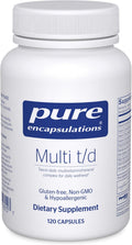 Pure Encapsulations Multi T/D - Complejo Multivitamínico y Mineral - 120 Cápsulas