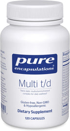 Pure Encapsulations Multi T/D - Complejo Multivitamínico y Mineral - 120 Cápsulas