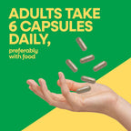 Nature's Way Alive! Max6 Potency Multivitamínico Completo para Adultos con Hierro, 90 Cápsulas