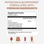 Healthycell AC-11 Extracto de Uña de Gato (Uncaria tomentosa) - Suplemento Antienvejecimiento Vegano