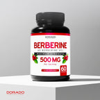 Suplemento de Berberina 500mg por Dosis (60 Cápsulas) - Berberina HCL para la Salud Digestiva