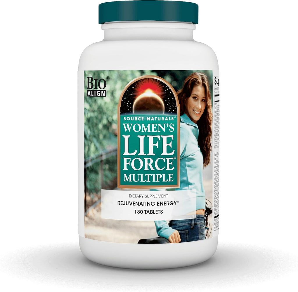 Source Naturals Women's Life Force Multiple – Multivitamínico diario para mujeres – 90 comprimidos