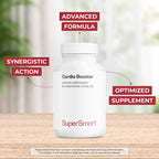 Supersmart Cardio Booster (Fórmula Avanzada) – con Taurina, CoQ10, Potasio y Fitoesteroles – 90 Cápsulas Vegetales