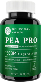 Neurogan Palmitoiletanolamida (PEA) Ultra Micronizada - 1500 mg por dosis - 90 Cápsulas