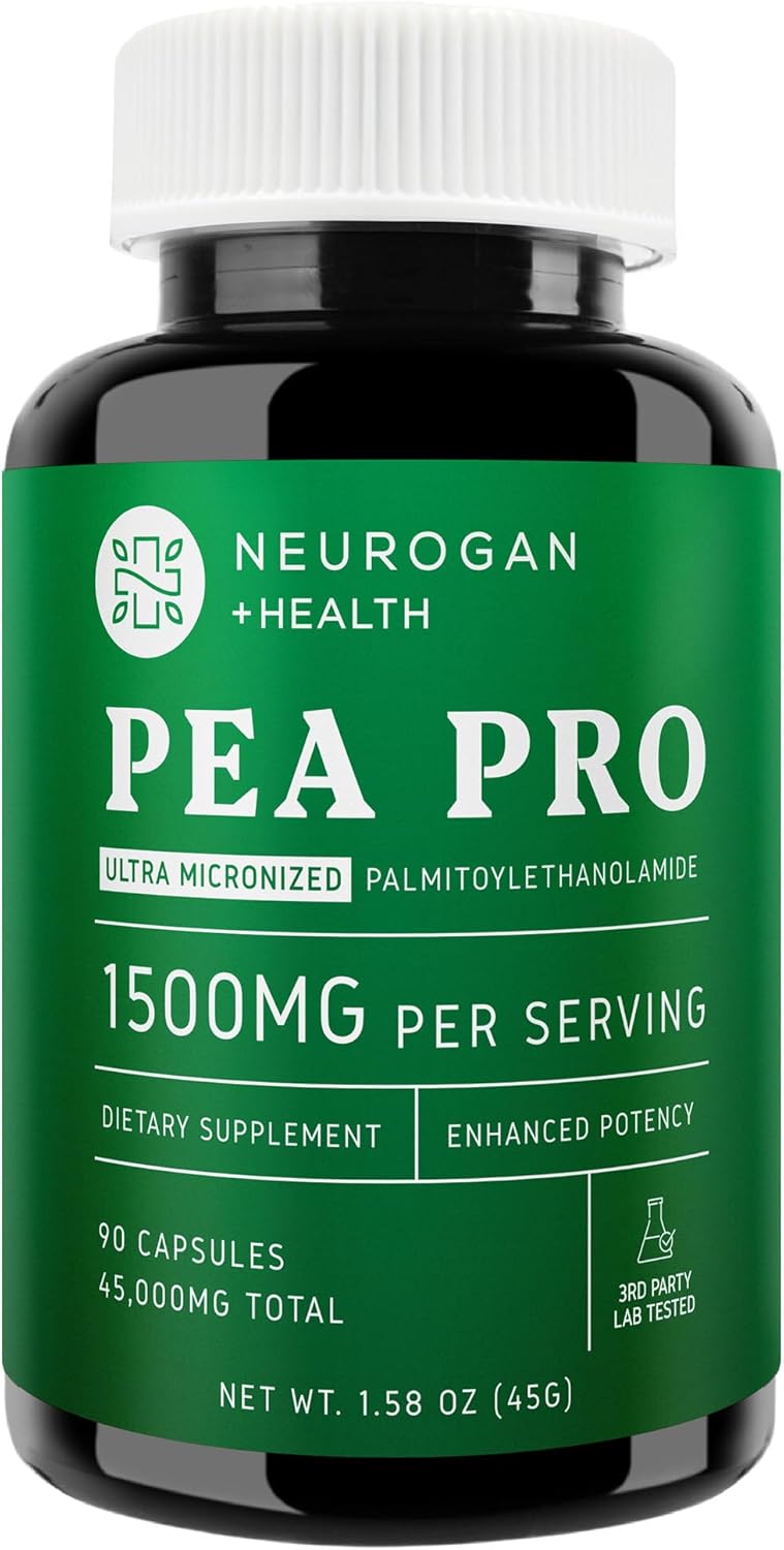 Neurogan Palmitoiletanolamida (PEA) Ultra Micronizada - 1500 mg por dosis - 90 Cápsulas
