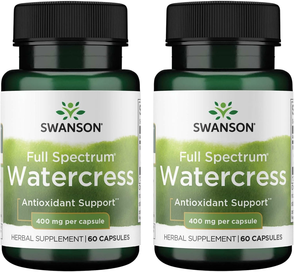 Swanson Full Spectrum Berro 400 mg, 60 Capsules