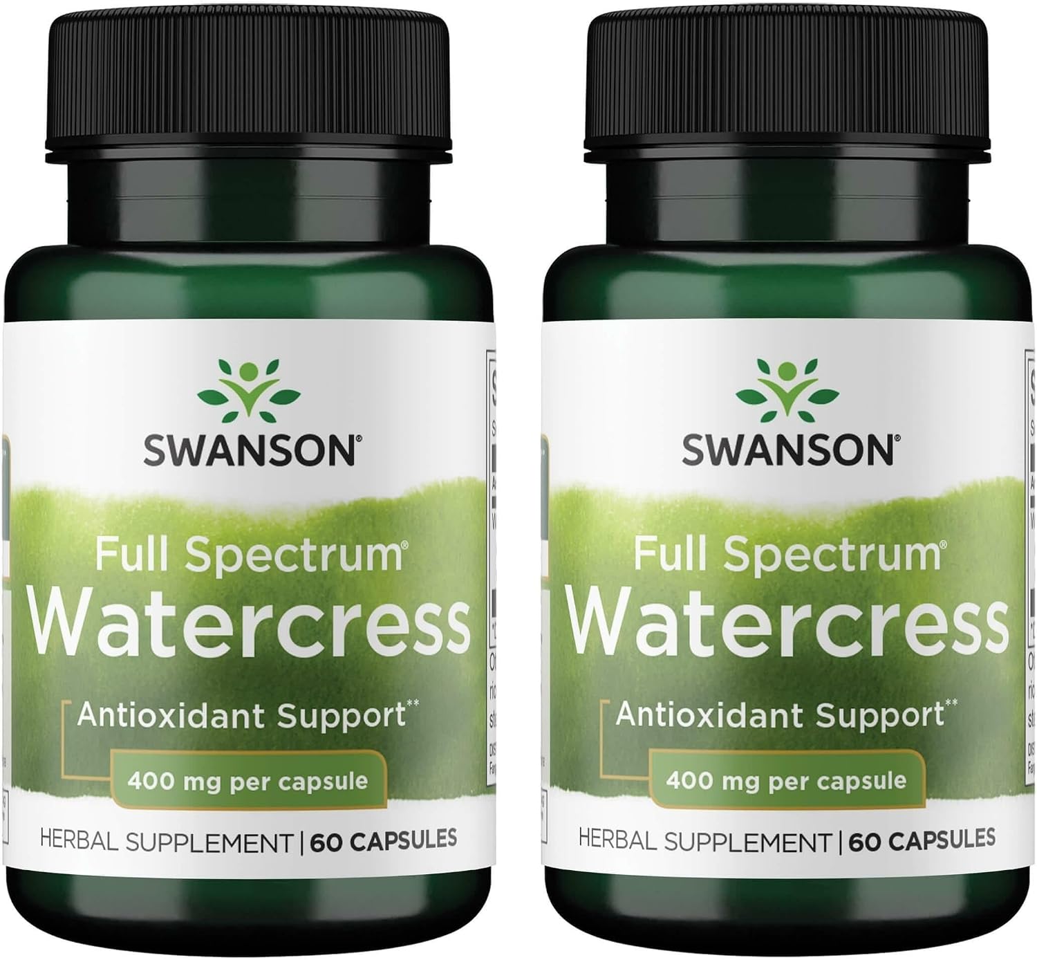 Swanson Full Spectrum Berro 400 mg, 60 Capsules
