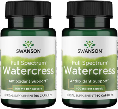 Swanson Full Spectrum Berro 400 mg, 60 Cápsulas – Image 6