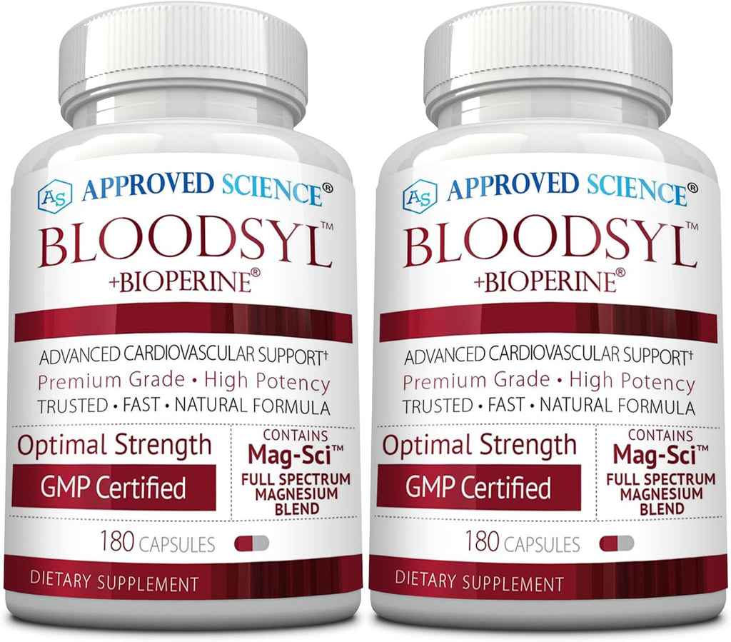 Approved Science Bloodsyl - Suplemento para la Tensión Arterial - 180 Cápsulas Veganas