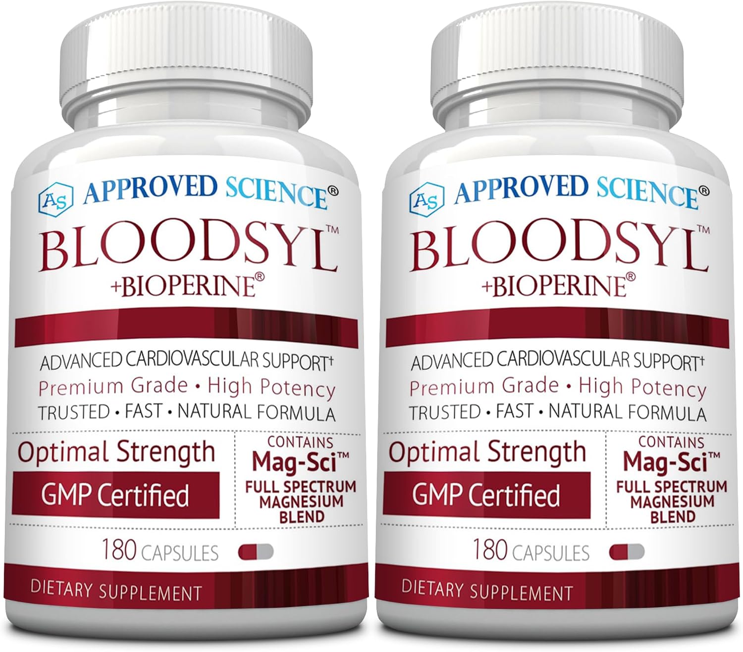 Approved Science Bloodsyl - Suplemento para la Tensión Arterial - 180 Cápsulas Veganas