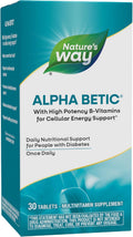 Nature's Way Alpha Betic - Multivitamínico para diabéticos, 30 comprimidos
