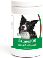 Healthy Breeds Border Collie Aceite de Salmón Masticables Blandos, 120 unidades