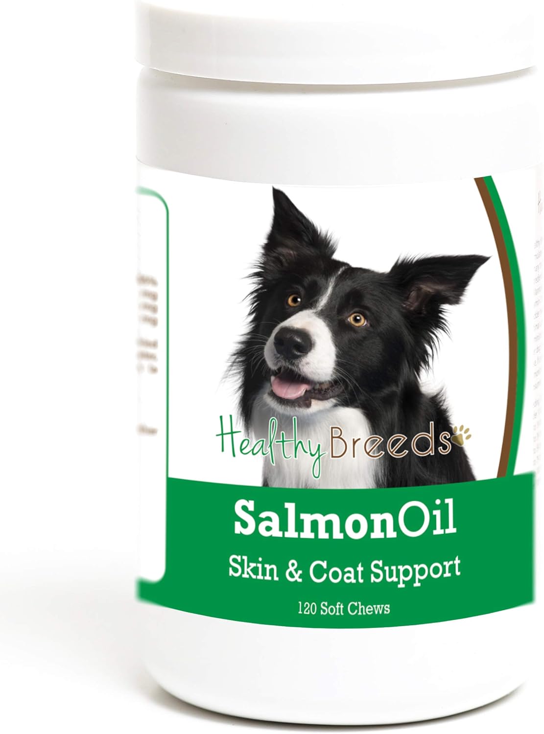 Healthy Breeds Border Collie Aceite de Salmón Masticables Blandos, 120 unidades