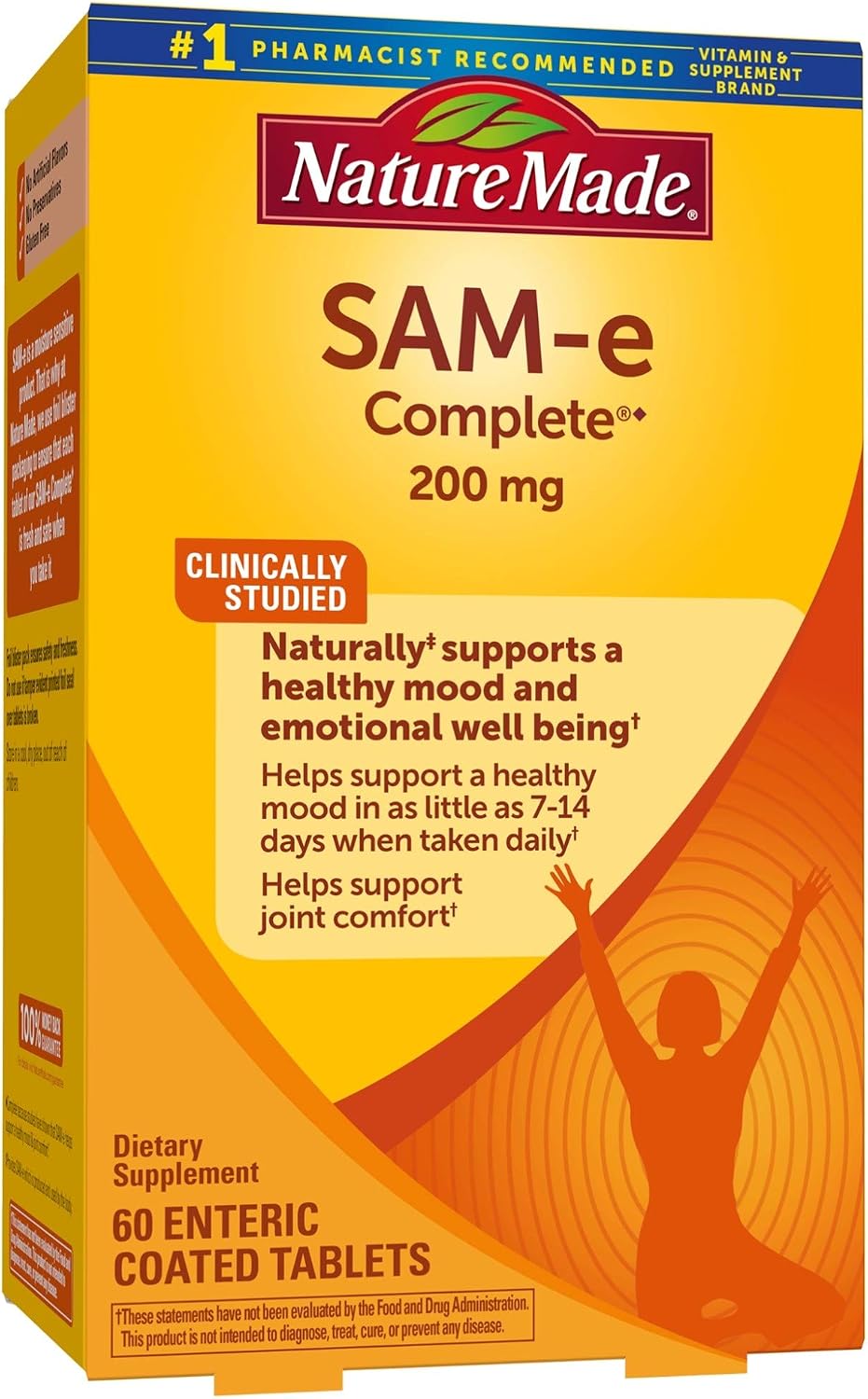SAM-e Complete 200 mg, 60 Comprimidos