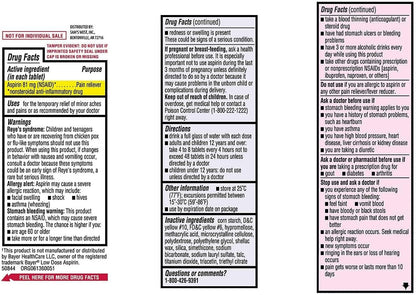 Aspirina 81 mg Baja Dosis - 730 Comprimidos (2 Envases de 365) – Image 2