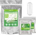 Cápsulas Vacías Tamaño 00 Separadas Veganas (1.000 Cápsulas + 1.000 Cuerpos) - Sin Gluten, No GMO, Certificación Halal - Kit de Llenado para Suplementos Caseros