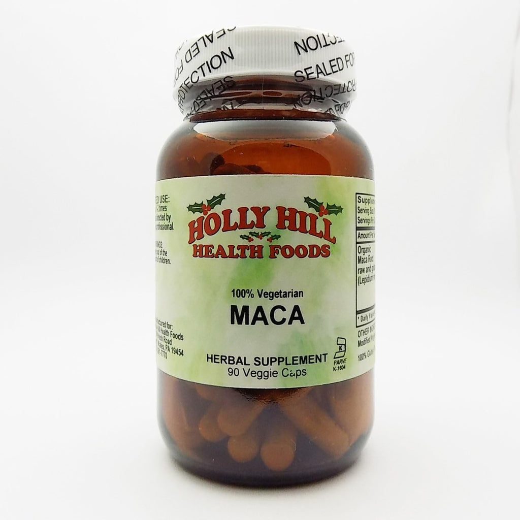 Maca, 90 Cápsulas Vegetarianas – Holly Hill Health Foods