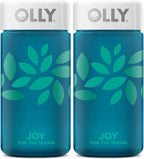 OLLY Joy Jar - Frasco de Cristal Recargable para Gominolas de Vitaminas, hasta 120 Gominolas, Edición Limitada 2022