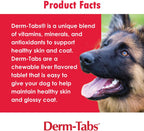 Derm Tabs Regular Strength para Perros - 720 Comprimidos Masticables