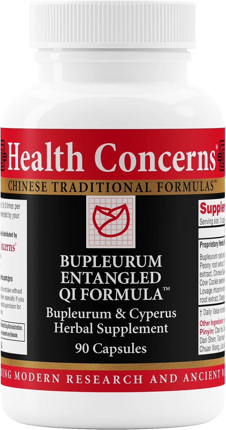 Health Concerns Bupleurum Entangled Qi Formula – Complemento Alimenticio Herbal para Mujeres