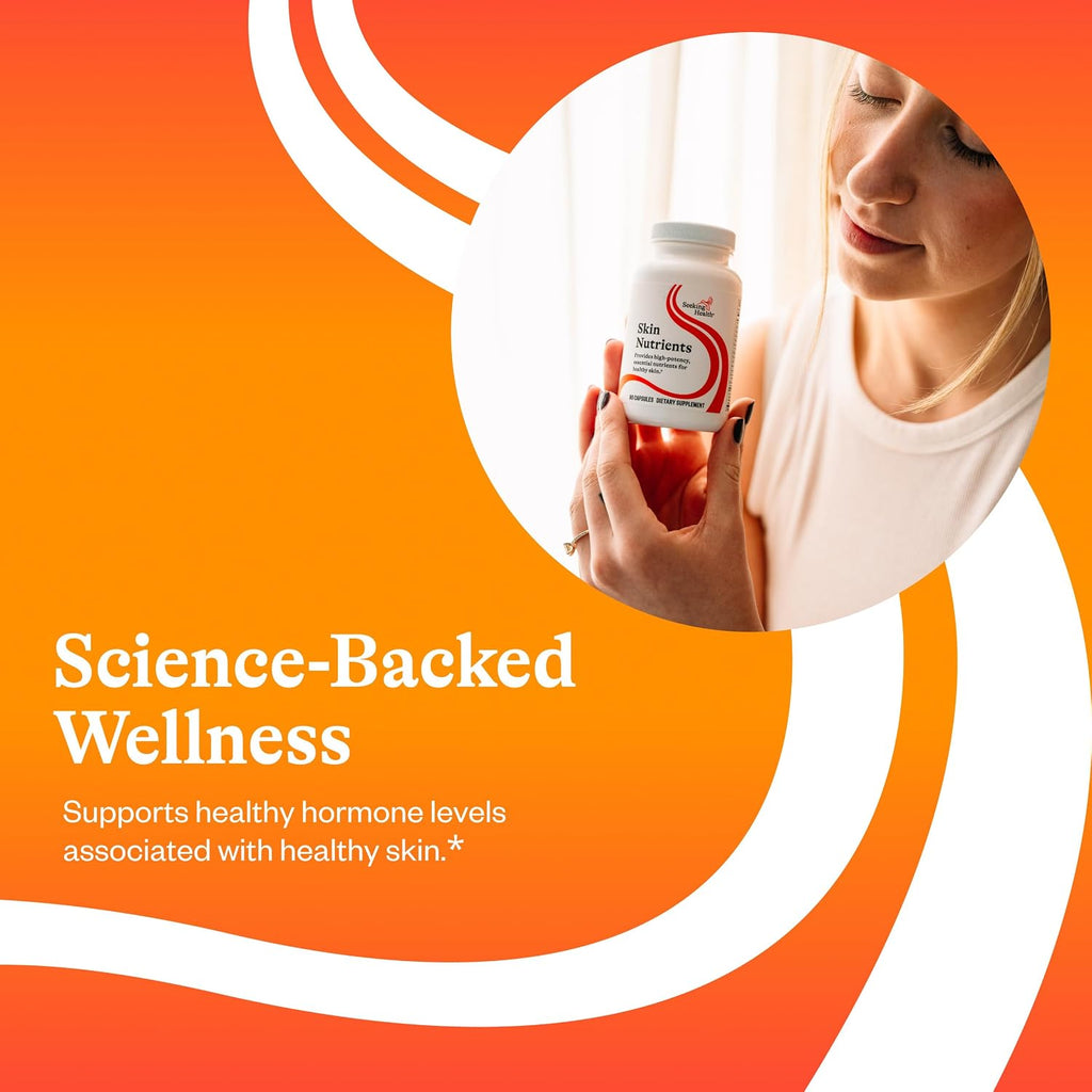 Seeking Health Skin Nutrients – Apoyo antioxidante y multivitamínico para la piel (90 cápsulas)