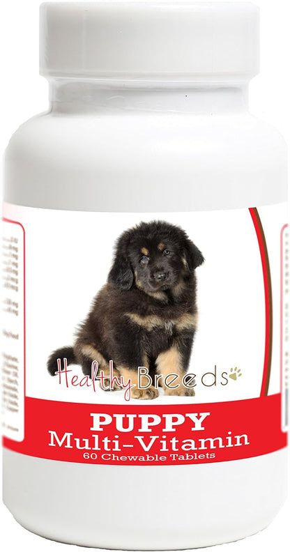 Healthy Breeds Tibetan Mastiff Puppy Dog Multivitamin Tablet 60 Count – Image 1