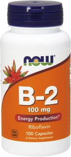 Vitamina B-2 (Riboflavina) 100 mg, 100 Cápsulas (Pack de 3)