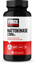 Force Factor Nattokinase 2000 FU - 90 Cápsulas Vegetales
