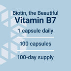 Life Extension Biotina 600 mcg - 100 Cápsulas