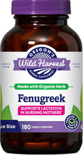 Oregon's Wild Harvest Fenogreco Orgánico - Lactancia (180 cápsulas)